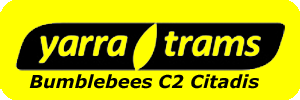 Yarra Trams - C2 class Citadis Bumblebees